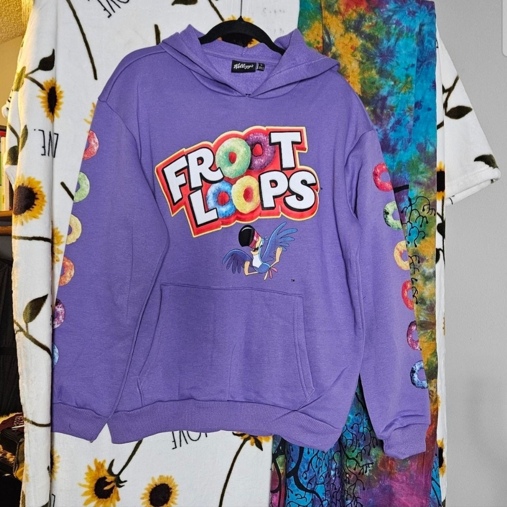 Froot Loops Kids Purple Hoodie
